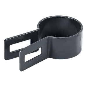 Collier d'extrémité pour clôture sur poteau rond Ø 48 mm, anthracite (RAL 7016)