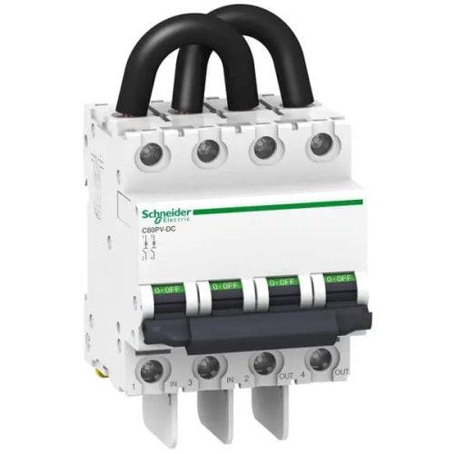 Disjoncteur de surintensité PV DC B 16A 2P 800V C60PV-DC A9N61651 GPV-401-10