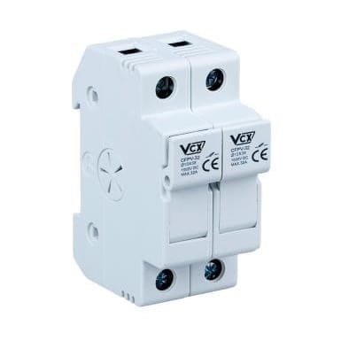 Socle fusible 2P 32A 10x38 1000V DC CFPV-32 GPV-401-12