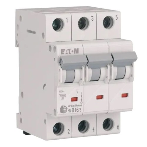 Disjoncteur de surintensité B 16A 3P 6kA HN-B16/3 xPole Home GPV-401-15