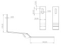 Crochet de toit pour toitures inclinées - SPEC - Acier inoxydable H17 PV-08-37 (2)
