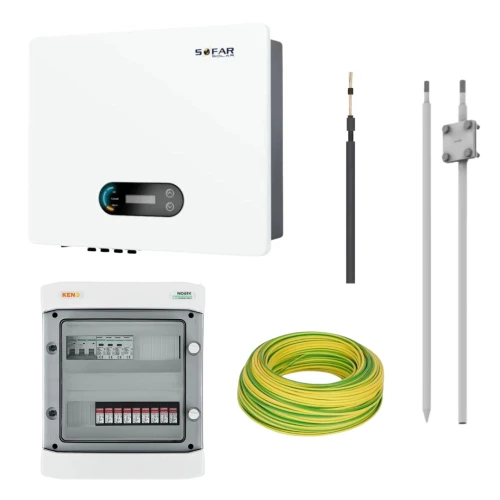 Kit électrique complet pour photovoltaïque avec onduleur 22KTLX-G3 3F 2MPPTSofar GPV-405-08