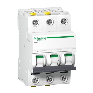 Disjoncteur magnétothermique Schneider Electric Acti9 3P 16A courbe B 6kA