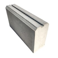 Socle de lestage en béton PP550 pour pompe à chaleur avec rails 2 pcs