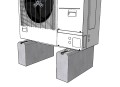 Socle de lestage pour pompe à chaleur PP550 - lot de 2 pièces GPV-600-05 (3)