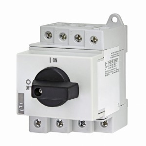 Sectionneur rotatif ETI PV-DC 4 pôles 25A 1000V DC