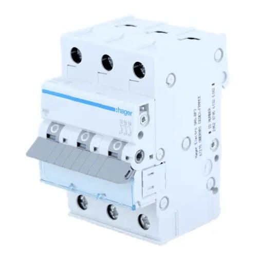 Hager Disjoncteur de surintensité C 16A 3P 6kA GPV-401-61