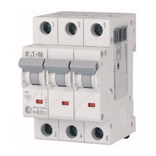 Eaton Disjoncteur de surintensité B 20A 3P 6kA GPV-401-67