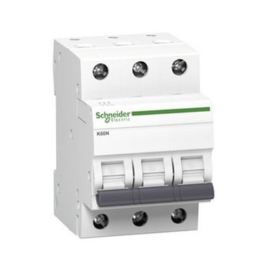Schneider Electric Disjoncteur de surintensité C 20A 3P 6kA K60N-C20-3 Acti9 GPV-401-76
