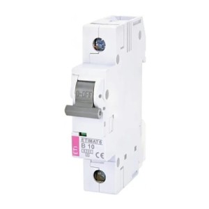 ETI Disjoncteur de surintensité B 10A 1P 6kA