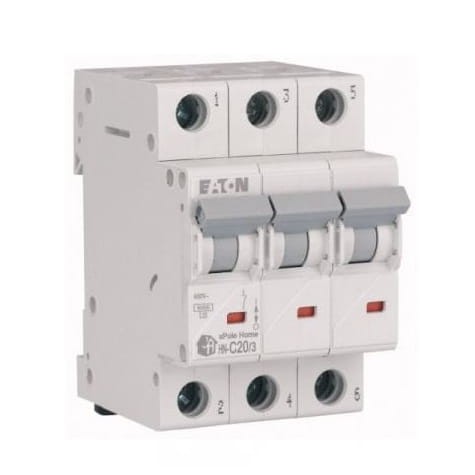 Eaton Disjoncteur de surintensité C 20A 3P 6kA GPV-401-88