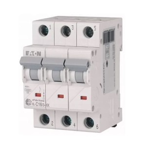 Eaton Disjoncteur de surintensité C 16A 3P 6kA