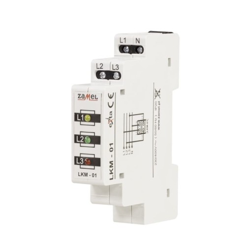 Zamel Lampe témoin de puissance à LED 230V/400V GPV-401-105