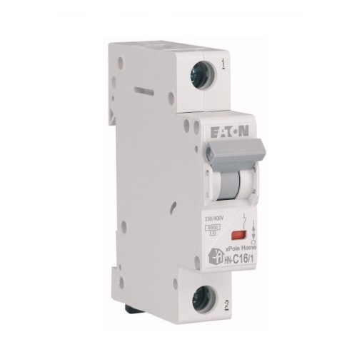 Eaton Disjoncteur de surintensité C 16A 1P 6kA GPV-401-115