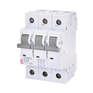 ETI Disjoncteur de surintensité B 25A 3P 6kA