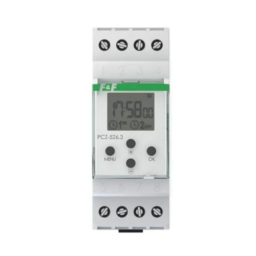 F&F Filipowski Minuterie PCZ-526,32x1P I=2x16A 24÷264V AC/DC 2 modules GPV-401-166