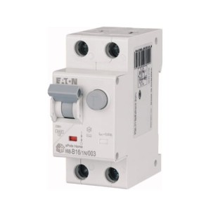 Eaton Disjoncteur à courant résiduel avec dispositif de surintensité B 16A 1P+N 6kA 30mA type AC