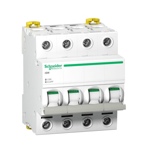 Schneider Electric Interrupteur-sectionneur triphasé 4P 100A 415V AC iSW-100-4 GPV-401-186