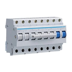 Hager Interrupteur modulaire de puissance I-0-II (1-0-2) 3P+N 63A 400VAC
