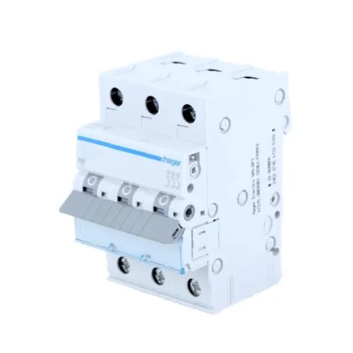Hager Disjoncteur de surintensité C 50A 3P 6kA GPV-401-204