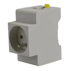 Pawbol Prise de courant avec mise à la terre pour rail DIN TH M.06-16A/250V