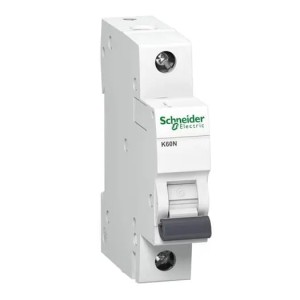 Schneider Electric Disjoncteur de surintensité 6kA K60N-C10-1 Acti9