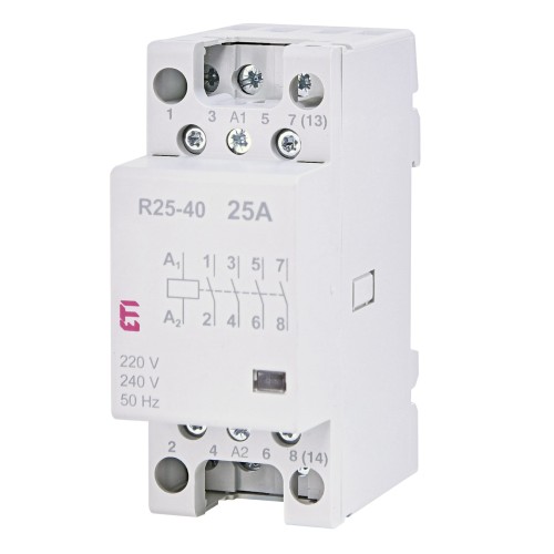 ETI Contacteur modulaire 230V AC 4NO 25A GPV-401-228
