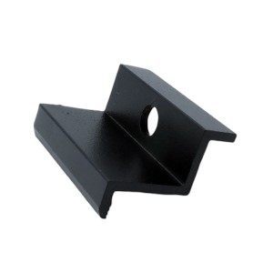Pince de serrage H30 Aluminium 6060 Trou M8 peint