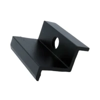 Pince d'extrémité H32 Aluminium 6060 Trou M8 peint