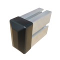 UFR Bouchon de recouvrement pour profilé 80 x 40 noir PV-19-03 (2)