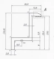Pince d'extrémité - Trou M8 - Aluminium 6060 - H30 Anodisé PV-03-02 (2)