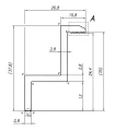 Pince d'extrémité - Trou M8 - Aluminium 6060 - H35 PV-03-05 (2)