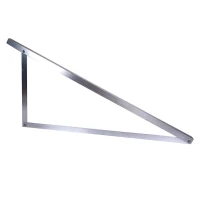 Triangle de montage photovoltaïque 25° vertical 1400x1150x560 mm aluminium