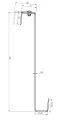 Crochet de toit S 500 Réglable Fixation sur lattage PV-08-09 (2)