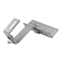 Crochet de toit Vario classe 5-6-5 - 3x Réglable Acier inoxydable 1.4016 - 120mm - Renforcé PV-08-34