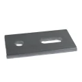 Adaptateur en aluminium 40x80x5 PV-07-05