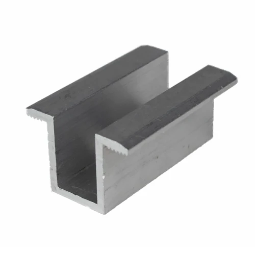 Pince centrale - Trou M8 - Aluminium 6060 - H24 PV-04-01