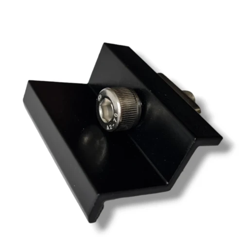 Pince d'extrémité 30mm avec vis et insert - Peint en noir PV-03-23