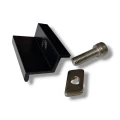 Pince d'extrémité 30mm avec vis et insert - Peint en noir PV-03-23 (2)