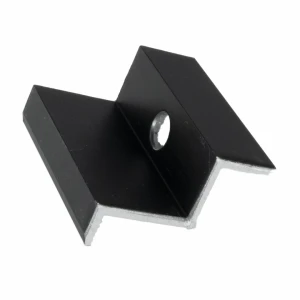 Pince d'extrémité - Trou M8 - Aluminium 6060 - H35 Anodisé