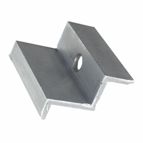 Pince d'extrémité - Trou M8 - Aluminium 6060 - H35 PV-03-05