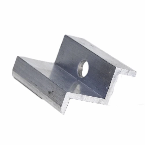 Pince d'extrémité - Trou M8 - Aluminium 6060 - H32 PV-03-03