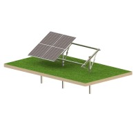Kit solaire T1V Strong – structure PV au sol pour 4 panneaux