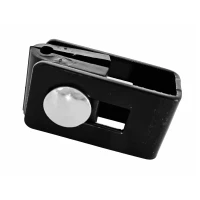 Collier universel support fixation pour panneaux de clôture noir