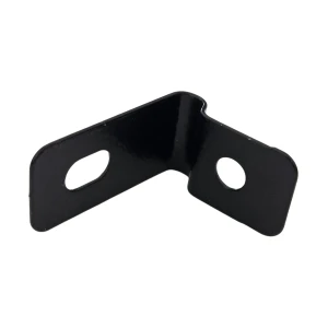 Cavalier bride collier agrafe 1/2 pour panneaux de clôture noir