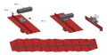 Support de toit à joint debout Acier inoxydable 1.4016 H17 PV-08-21 (5)