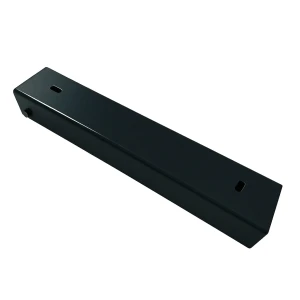 Profil en U connecteur support pour soubassement 300x55 noir
