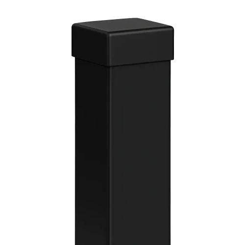 Poteau de clôture 80x80x2 mm, longueur 2,4 m, noir GPV-700-74 (1)