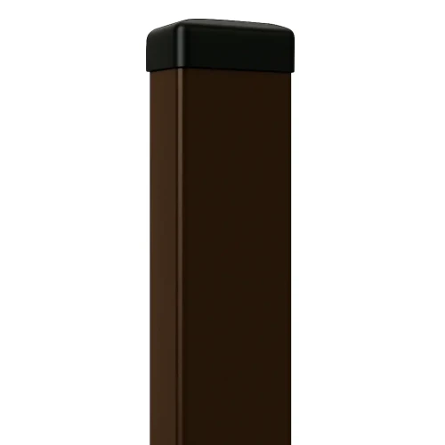 Poteau de clôture 60x40x1,2 mm, longueur 2,4 m, marron GPV-700-68 (1)