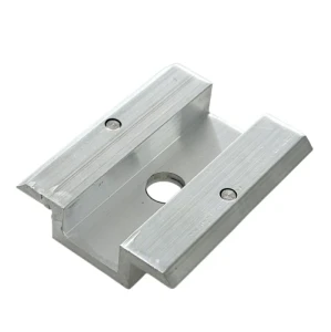 Pince intermédiaire H8 L50 - basse - brute avec pin de mise à la terre
